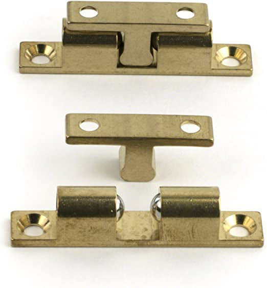 Whitecap S-5032C Brass Stud Catch - 1-15/16"