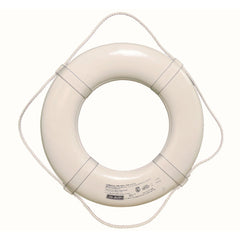 Jim-Buoy GW-30 G-Series Life Ring with Web Straps - 30", White