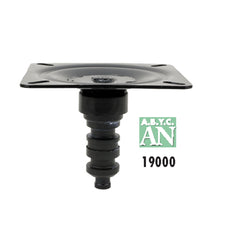 Attwood 19000 Snap-Lock 1.77" Seat Mount - Black E-Coat Steel, 3Â° Tilt