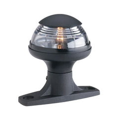 Attwood 5980-1 Deck Mounted All-Round Light - 3" Raised Base, Black