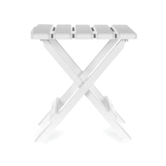 Camco 51685 Adirondack Folding Table Small - White