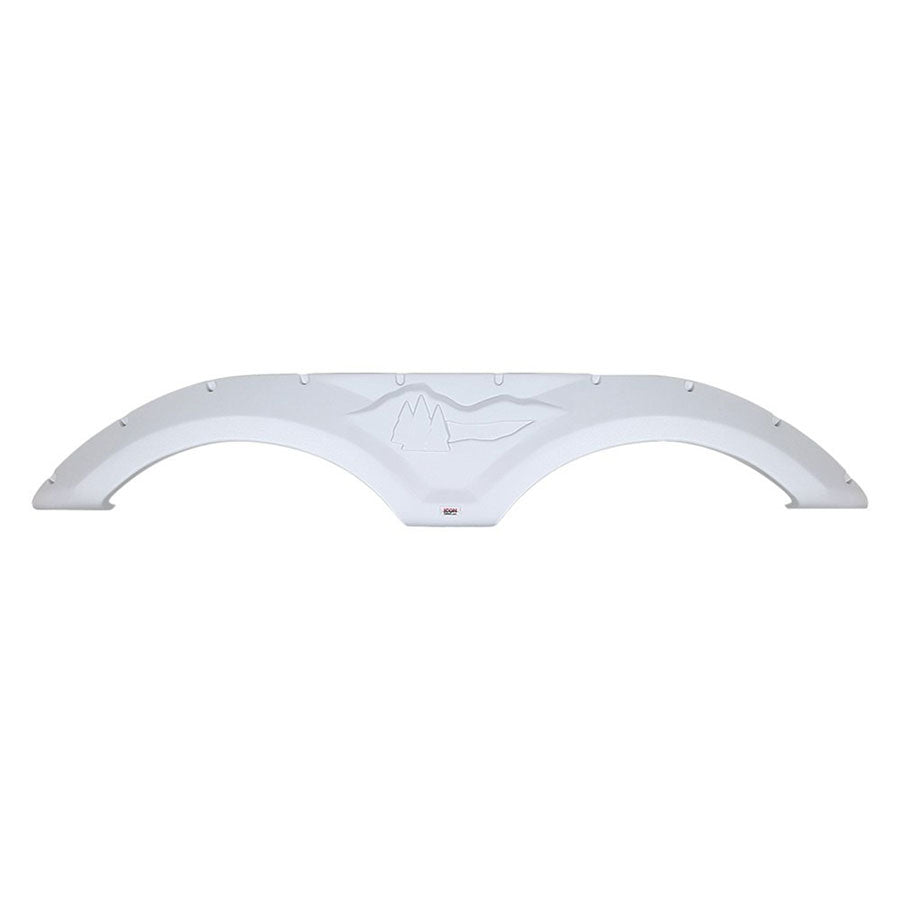 Icon 12314 Tandem Axle Fender Skirt FS2072 for Forest River Wildcat 5th Wheel Travel Trailer - Gray