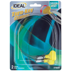 Ideal 5Y06458 Turn-Key Clamps for Dryer Vents - Size 64