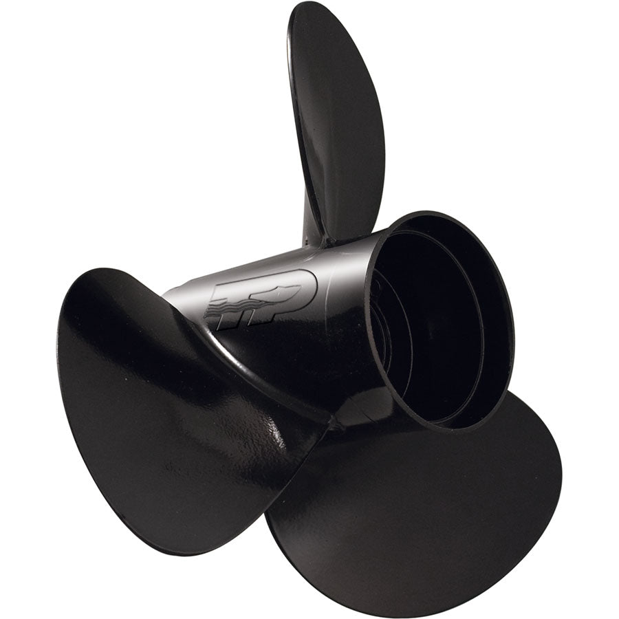 Turning Point Propellers 21110910 Hustler 3-Blade Aluminum Propeller for 6-74hp Engines with 2.5" Gearcase - 9" x 9", Right Hand Prop R5-0909