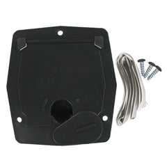 Valterra A10-2143BKVP Small Square Cable Hatch - Black