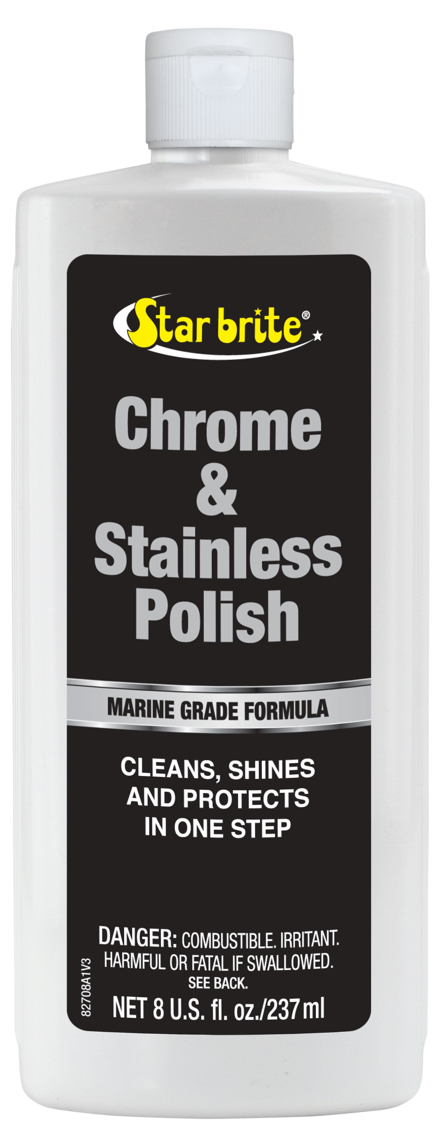 Star brite 082708 Chrome and Stainless Polish - 8 oz