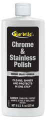 Star brite 082708 Chrome and Stainless Polish - 8 oz