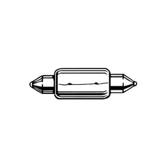 Perko 0071DP8CLR 12V / 8 Watt Double Ended Festoon Bulb - 3/8