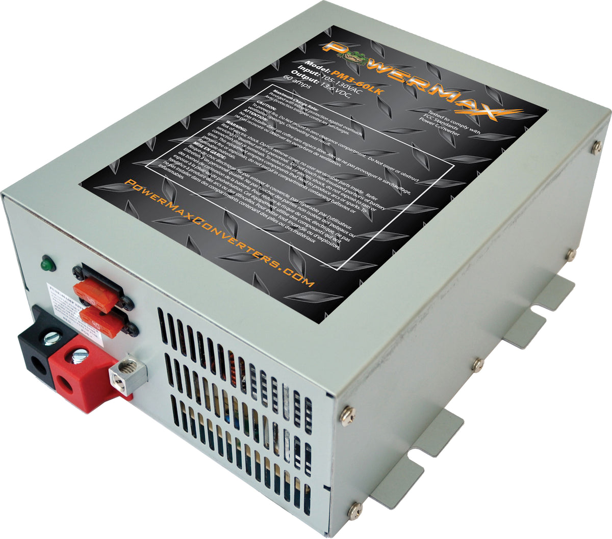 PowerMax PM3-60LK PM3-12V LK-Series Converter - 60 Amp