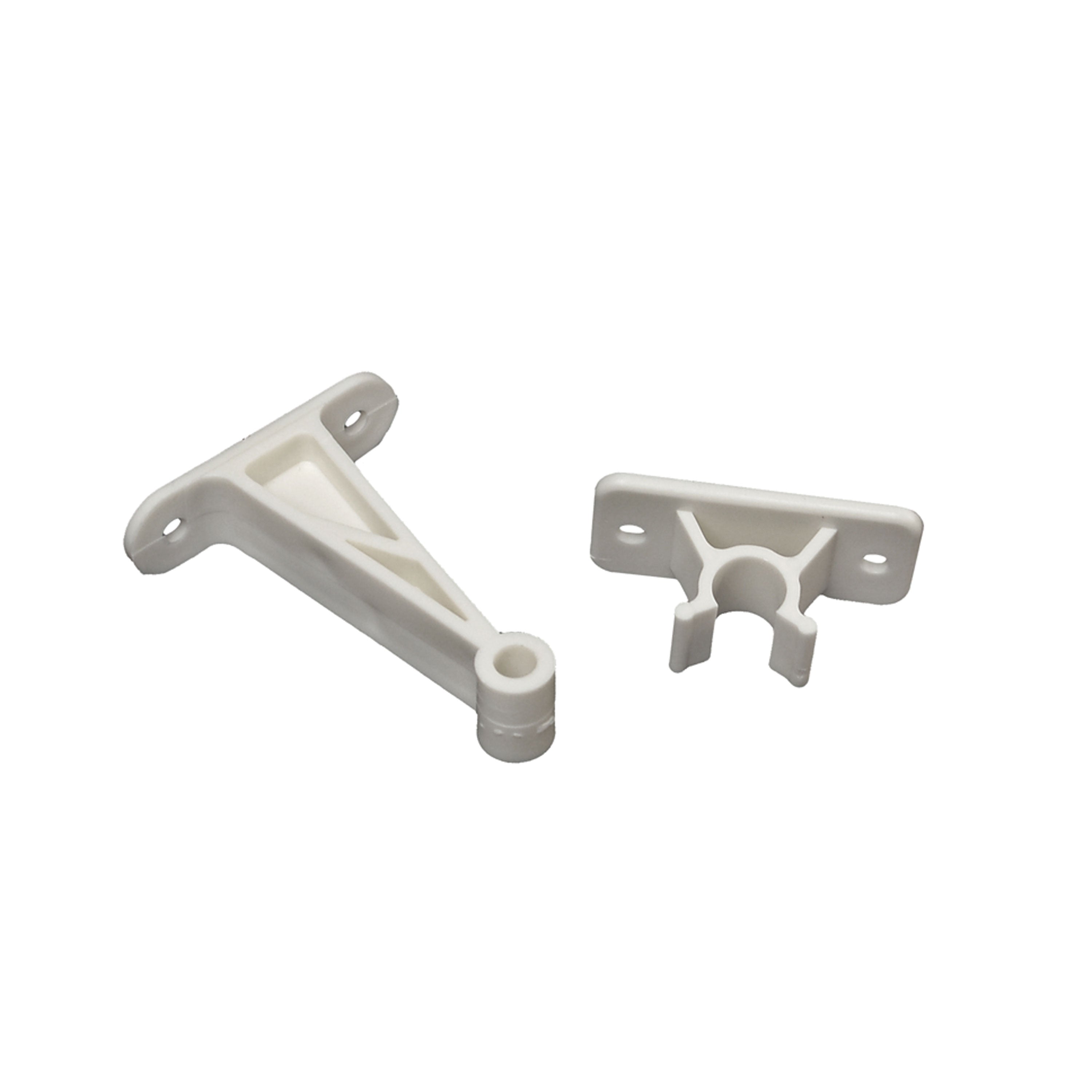 RV Designer E241 Plastic Clip-Style Entry Door Holder - White, 3"