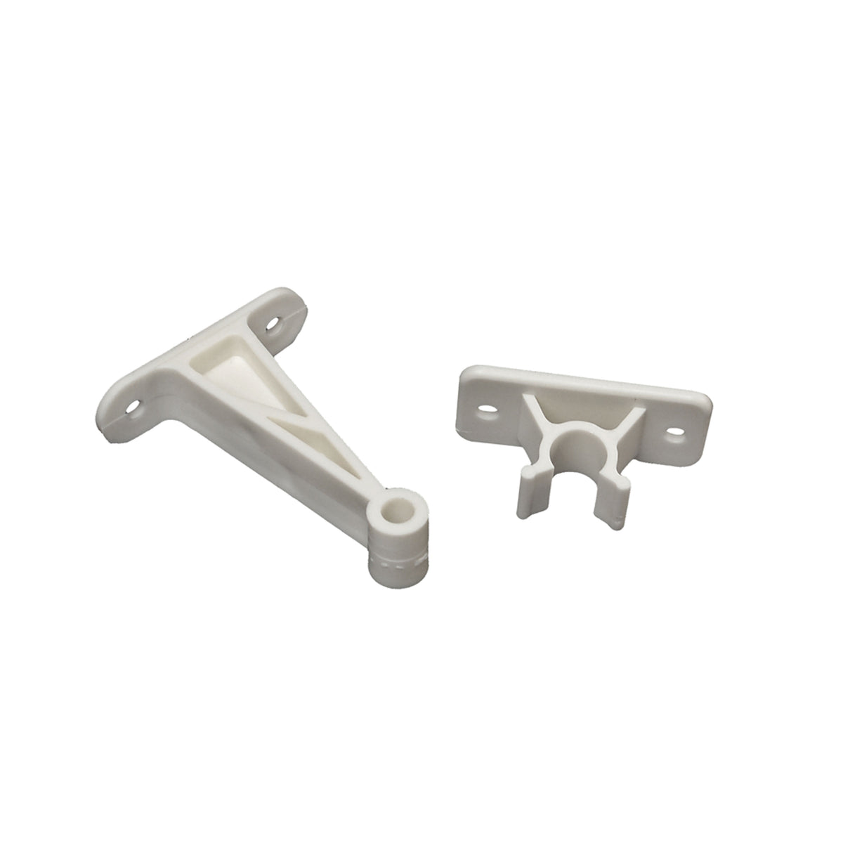 RV Designer E241 Plastic Clip-Style Entry Door Holder - White, 3"