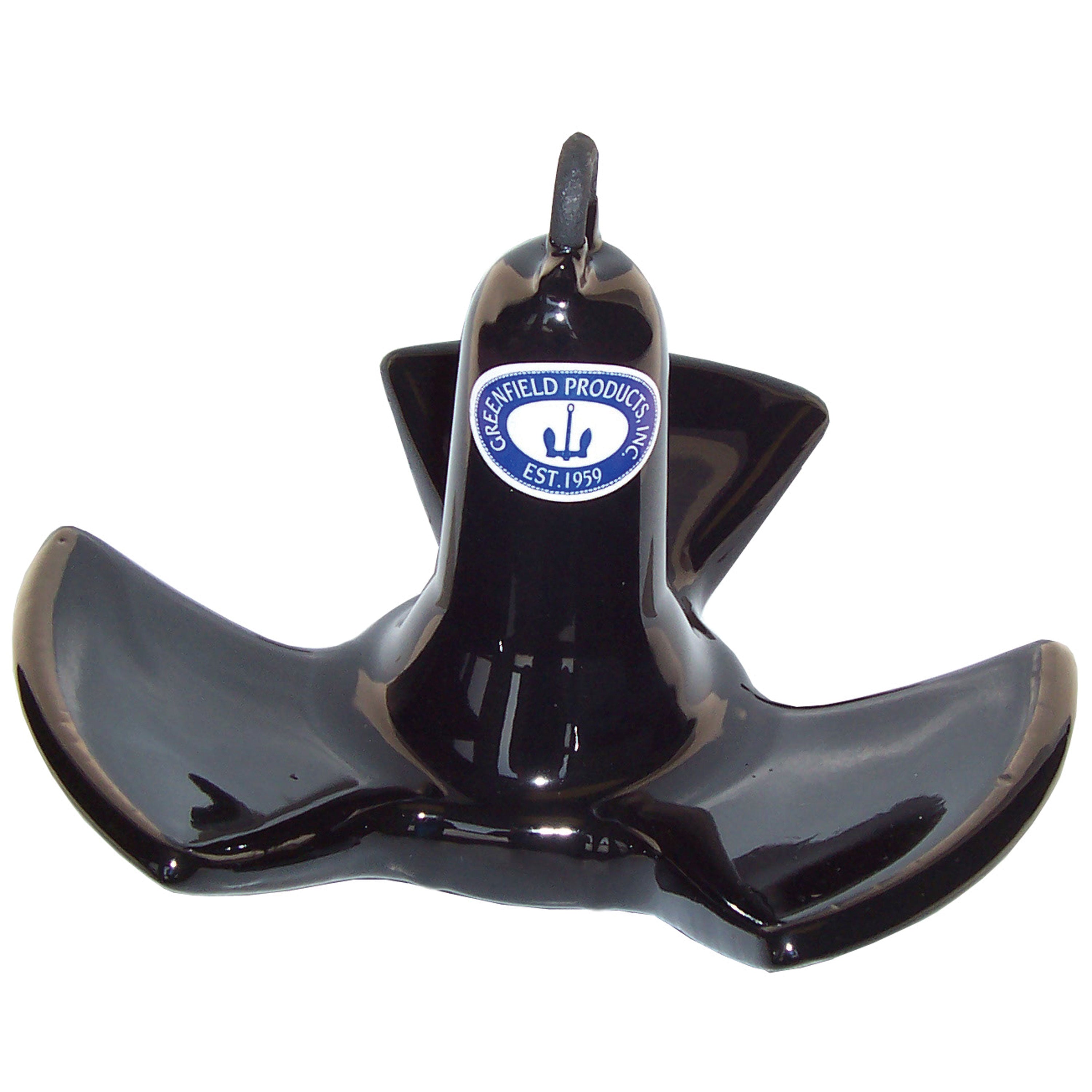 Greenfield 530B Vinyl Coated River Anchor - Black, 30 lb.