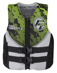 Full Throttle 142400-400-009-22 Junior Hinged Life Jacket - Green