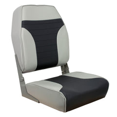 Springfield 1040663 High Back Folding Chair - Gray/Charcoal