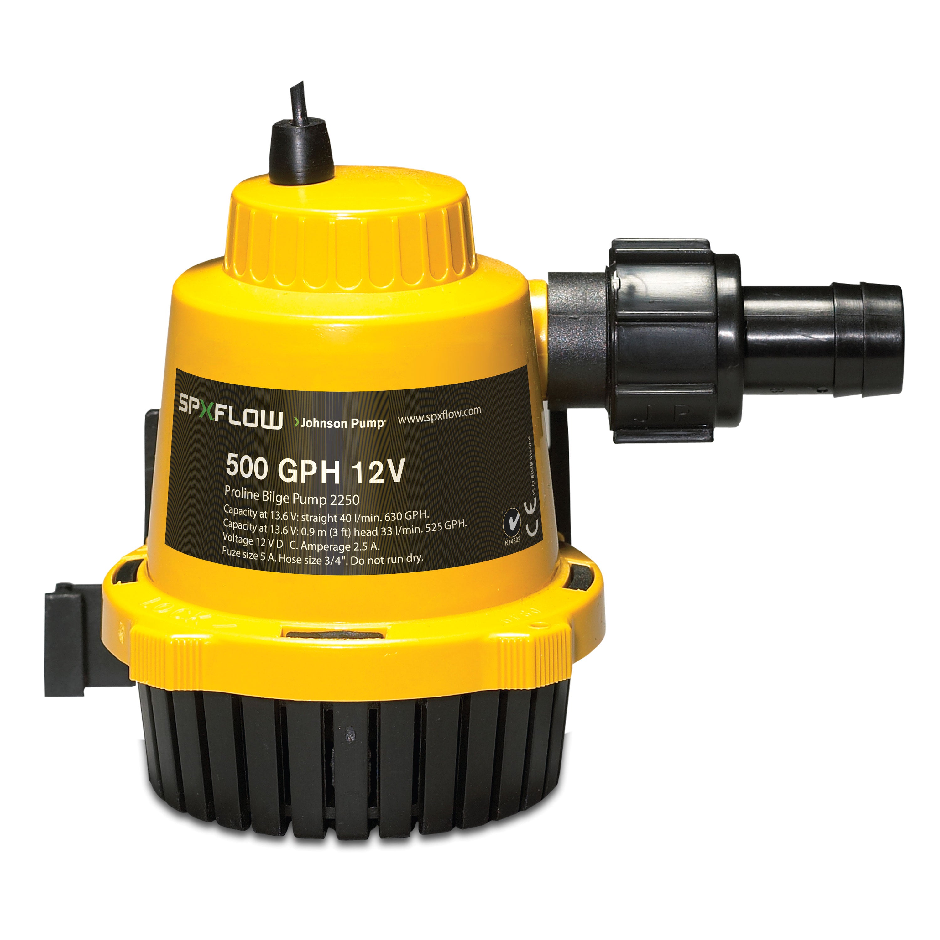 Johnson Pump 22502 Pro-Line Bilge Pump - 500 GPH