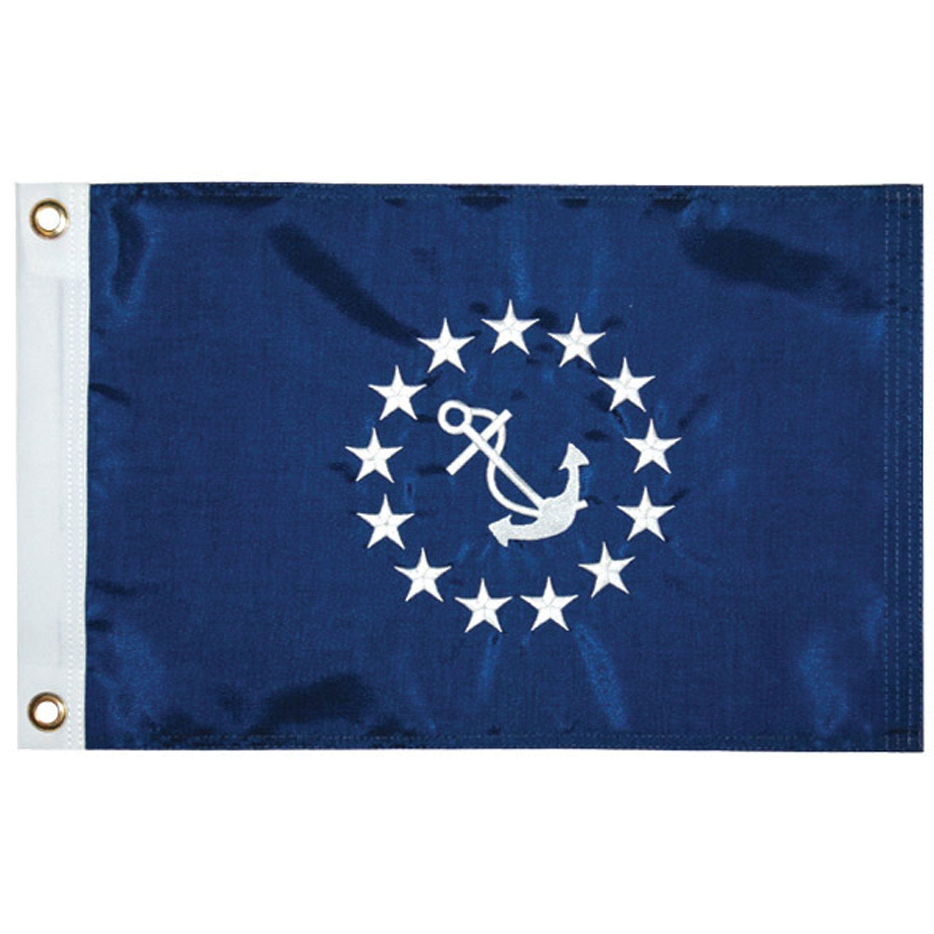 Taylor Made 93076 Nylon Officer Flag, 12" x 18" - Commodore