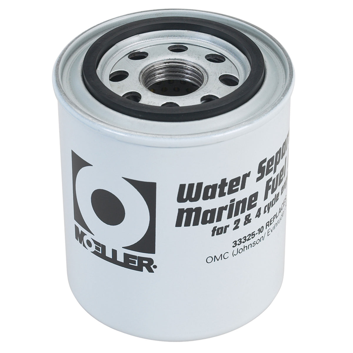 Moeller 033323-10 Aluminum 10 Micron Water Separating Fuel Filter - Long Filter Only