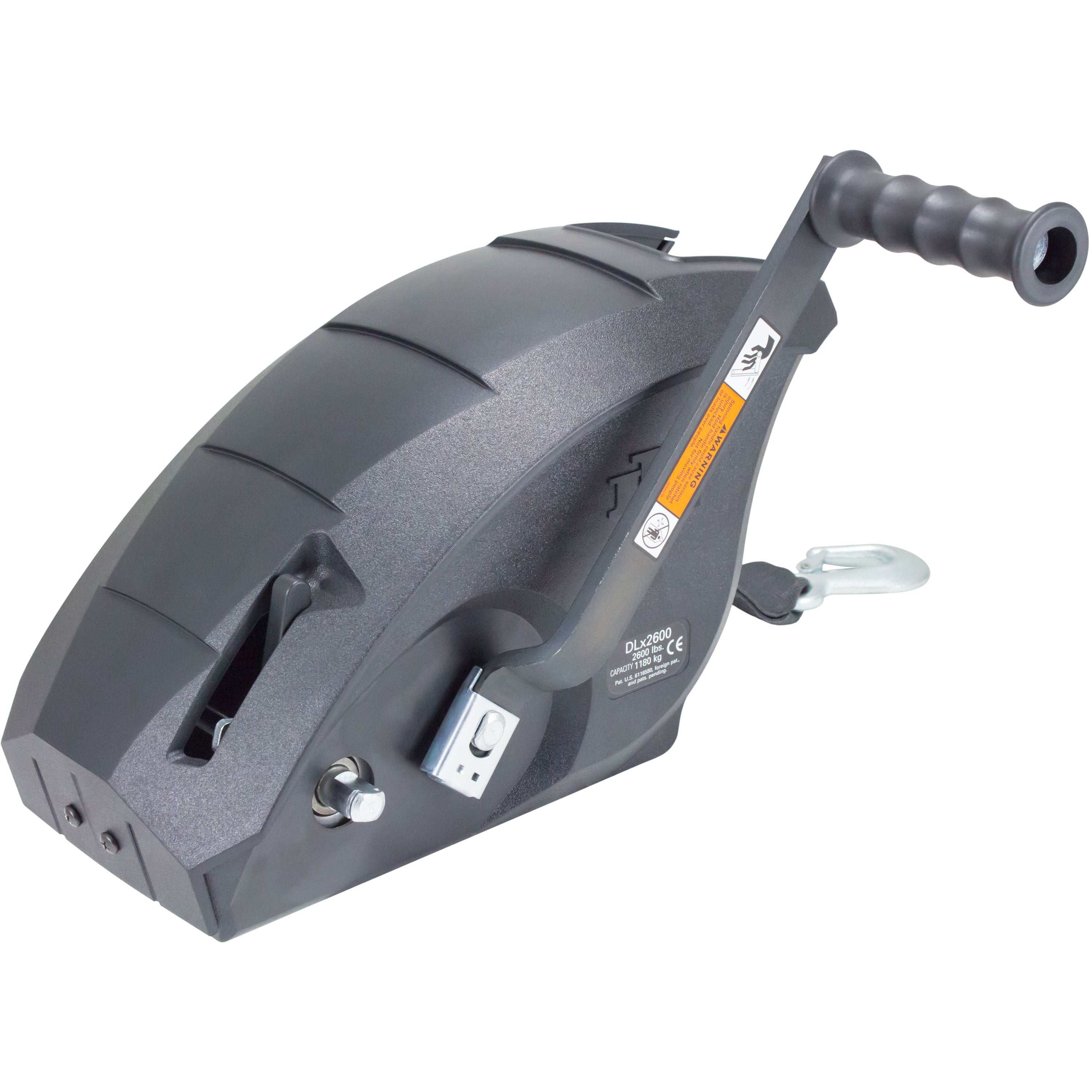 Dutton-Lainson DLX2600FC Trailer Winch with Strap 17085 - 9.5" Handle, 2600 lb.