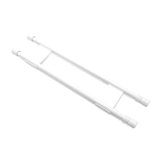 Camco 44073 Double Refrigerator Bar - White, 16"-28"