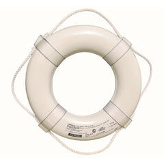 Jim-Buoy GW-20 G-Series Life Ring with Web Straps - 20", White
