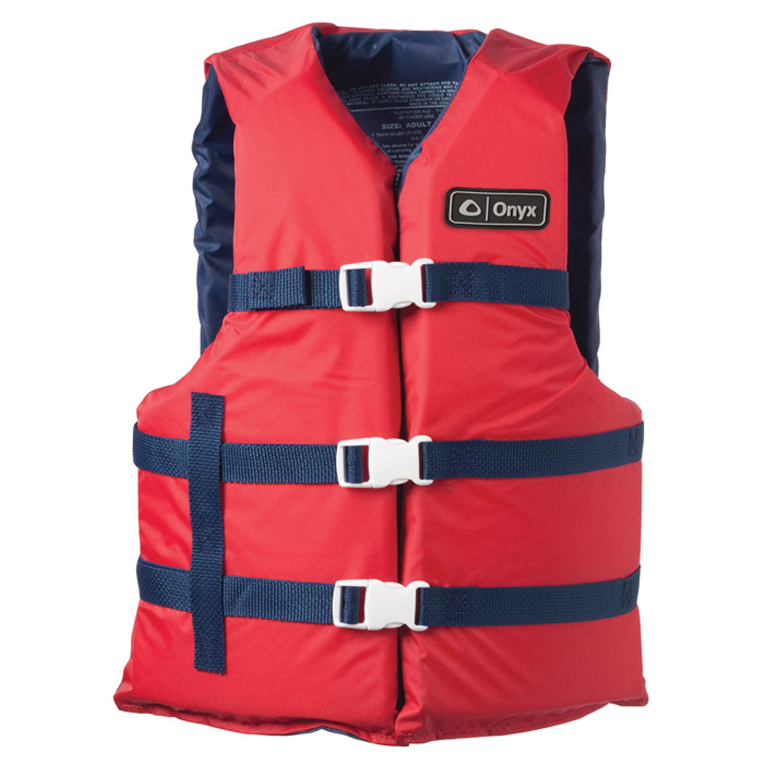 Onyx 103000-100-005-12 General Purpose Vests - Adult 2XL/4XL, Red/Black