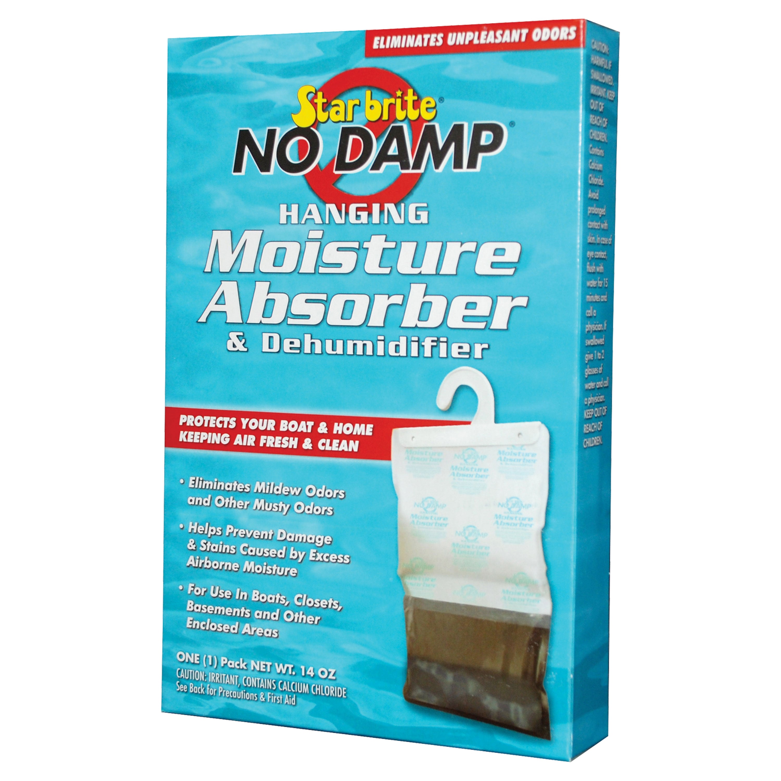 Star brite 085470 No Damp Hanging Moisture Absorber and Dehumidifier - 14 oz