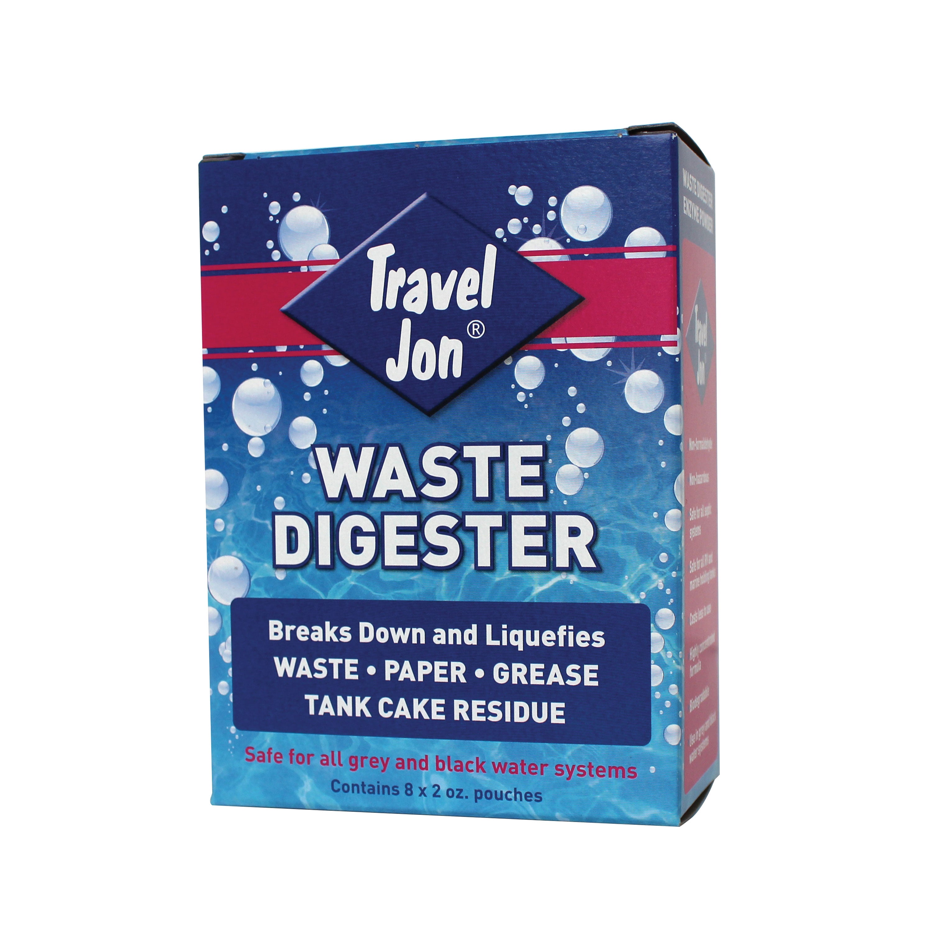 Century Chemical 19907-CD Travel Jon Waste Digester - 8 x 2 oz. Packets