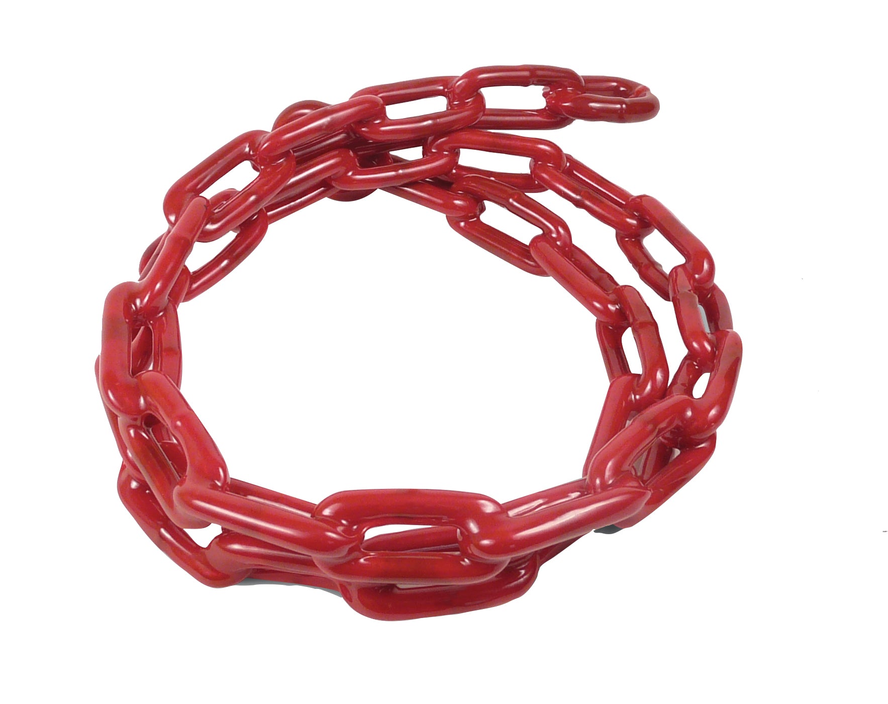 Greenfield 2115-RD PVC Coated Anchor Chain - Red, 1/4" x 4'