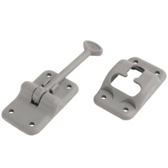RV Designer E234 Plastic T-Style Entry Door Holder - Gray, 3-1/2"