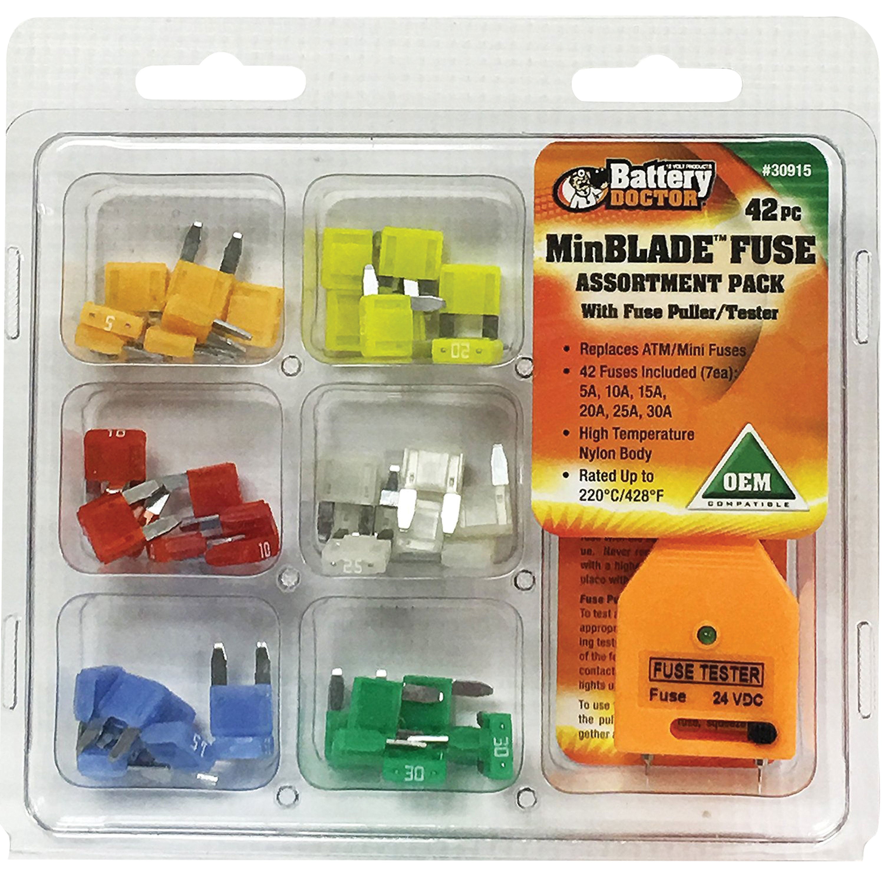 Wirthco 30915 Minblade Fuse Kit - 42 Piece