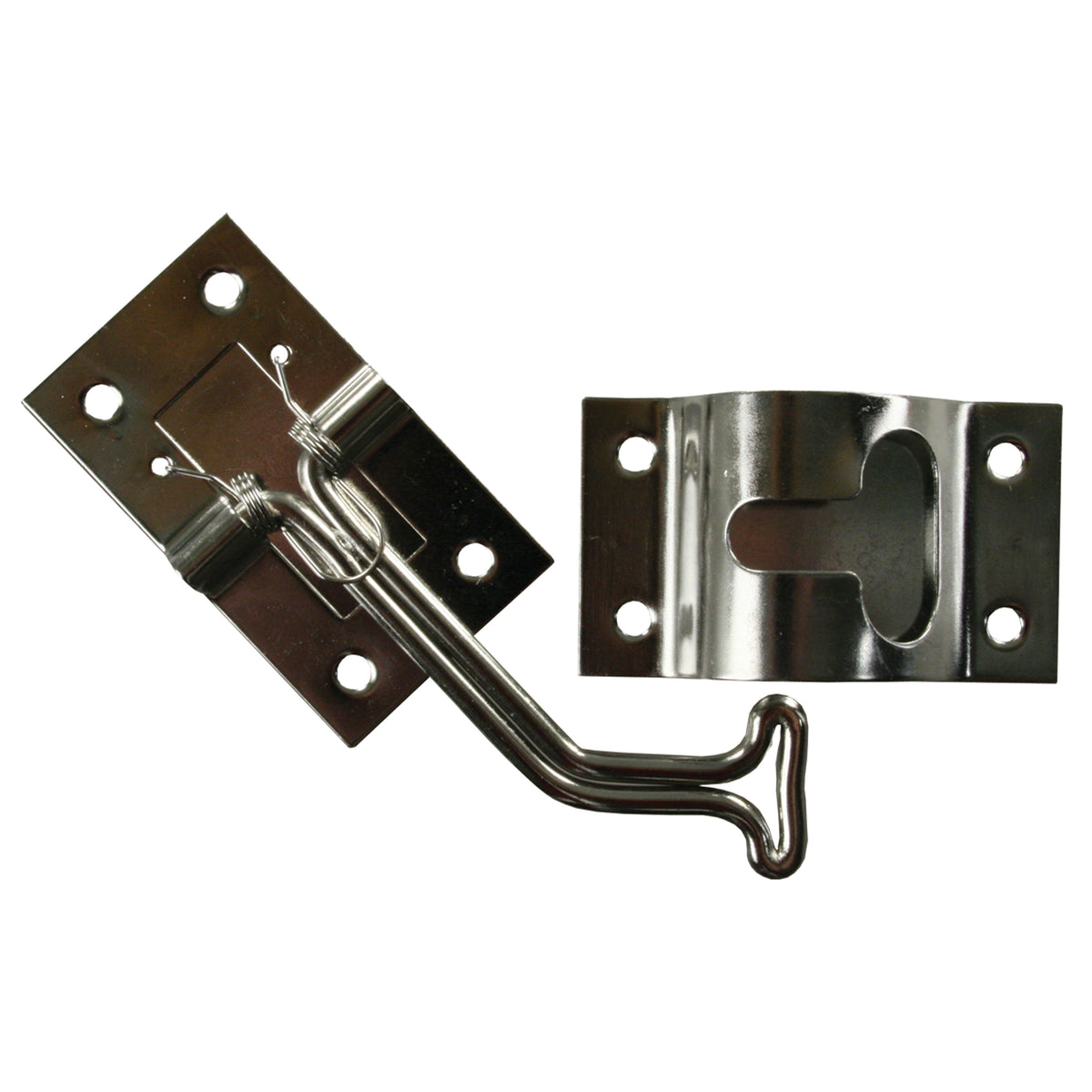 JR Products 11765 T-Style Door Holder - Stainless Steel, 45Â°