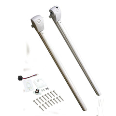 Lippert 351394 Solera Standard Power Hardware Kit, Pitched Speaker Head - White
