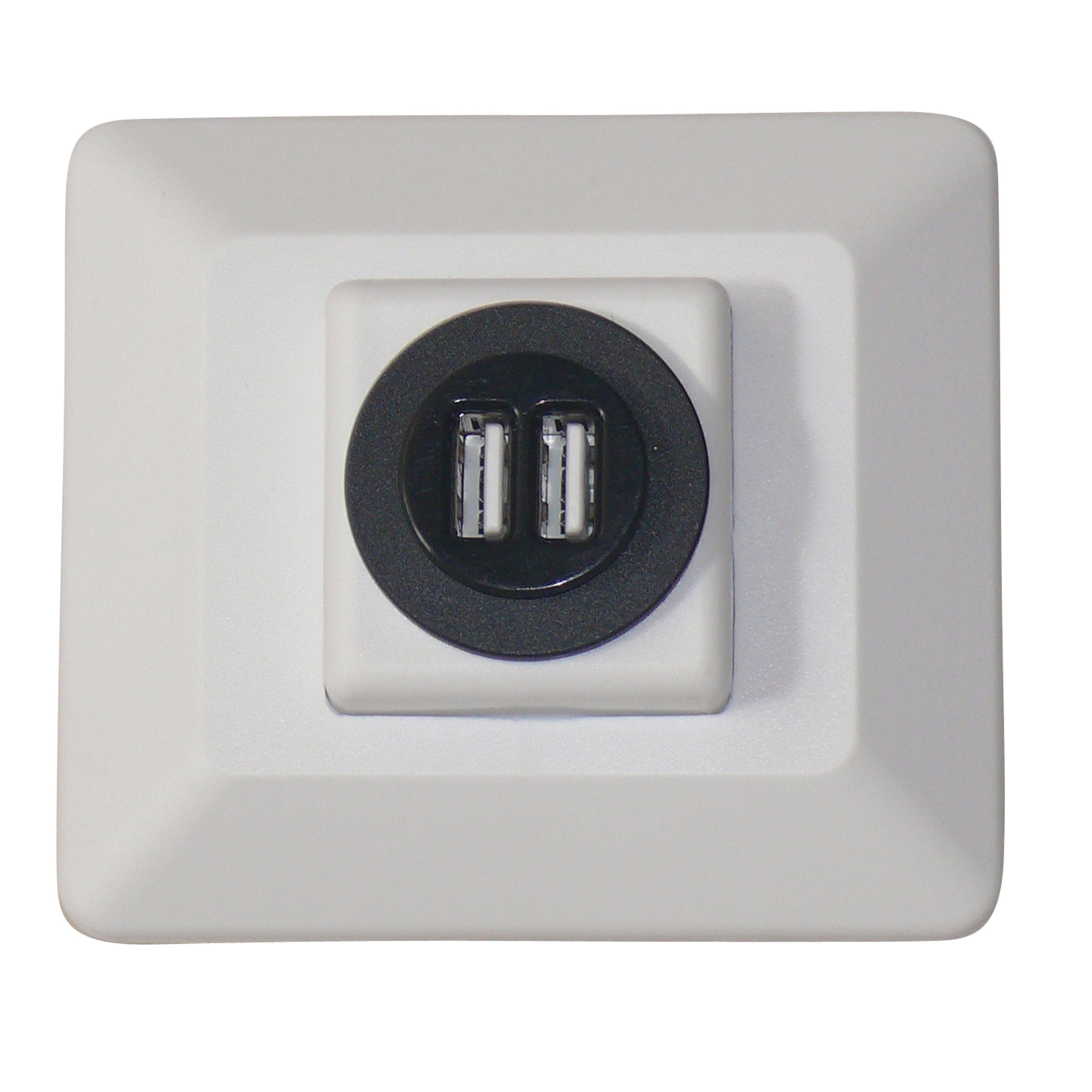 Diamond Group DG61031VP Decor USB Charging Station - White