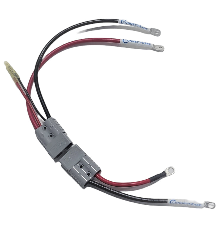 Connect-Ease RCE24VSCK 24 Volt Single Case Battery Trolling Motor Connection Kit with On-Board Charging