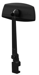 PTM Watersports P13157-200TEBBK Rail Mount Pontoon Mirror System Pro - Midnight Black