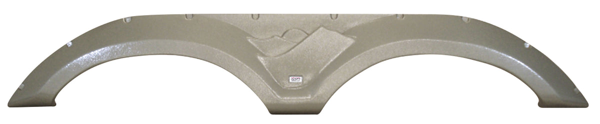 Icon 12256 Tandem Axle Fender Skirt FS2256 for Keystone 5th Wheel Travel Trailer - Champagne