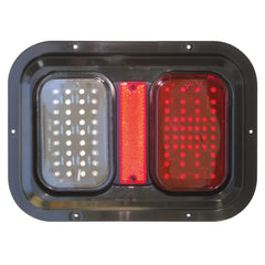Diamond Group by Valterra DG52721PB LED Tail Light with Back Up - 11", Red, Rectangle