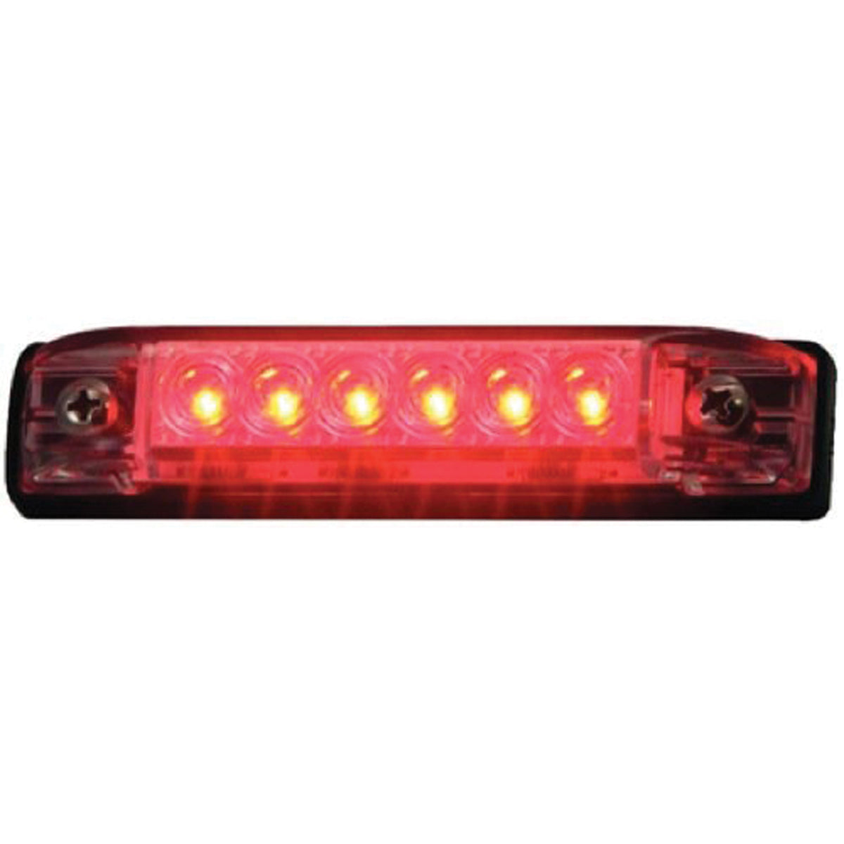 T-H Marine LED-51803-DP LED Slim Line Utility Strip Lights, 4" - Red