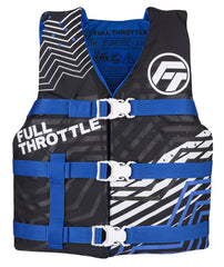 Full Throttle 112200-500-002-22 Youth Nylon Life Jacket - Blue