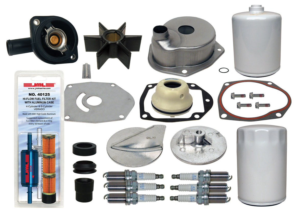 GLM 29670 Outboard Maintenance Kit for Mercury 350-400 HP, 6-Cyl, 4-Stroke Verado (2B141617 & Up)