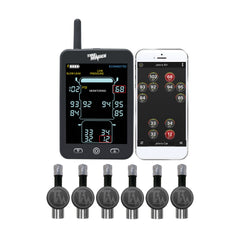 Minder Research TM22158 TireMinder A1AS RV TPMS with 6 Flow Through Transmitters