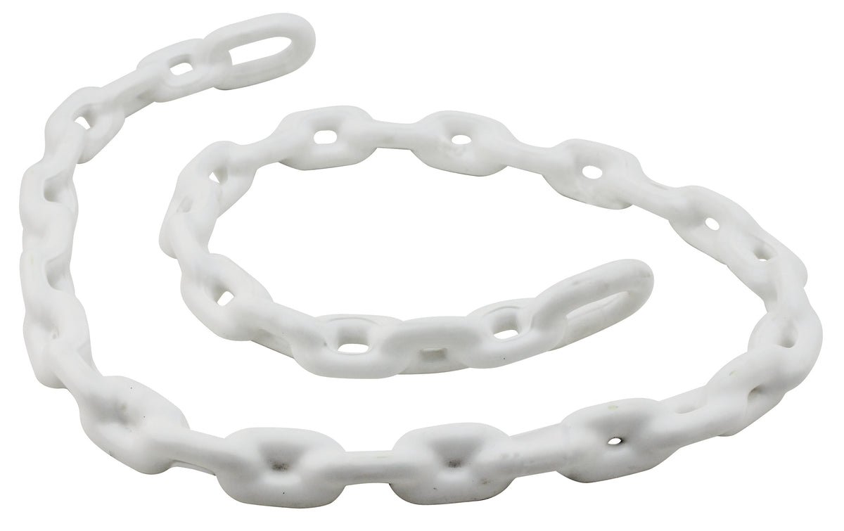 Extreme Max 3006.6587 BoatTector PVC-Coated Anchor Lead Chain - 1/4" x 4', White
