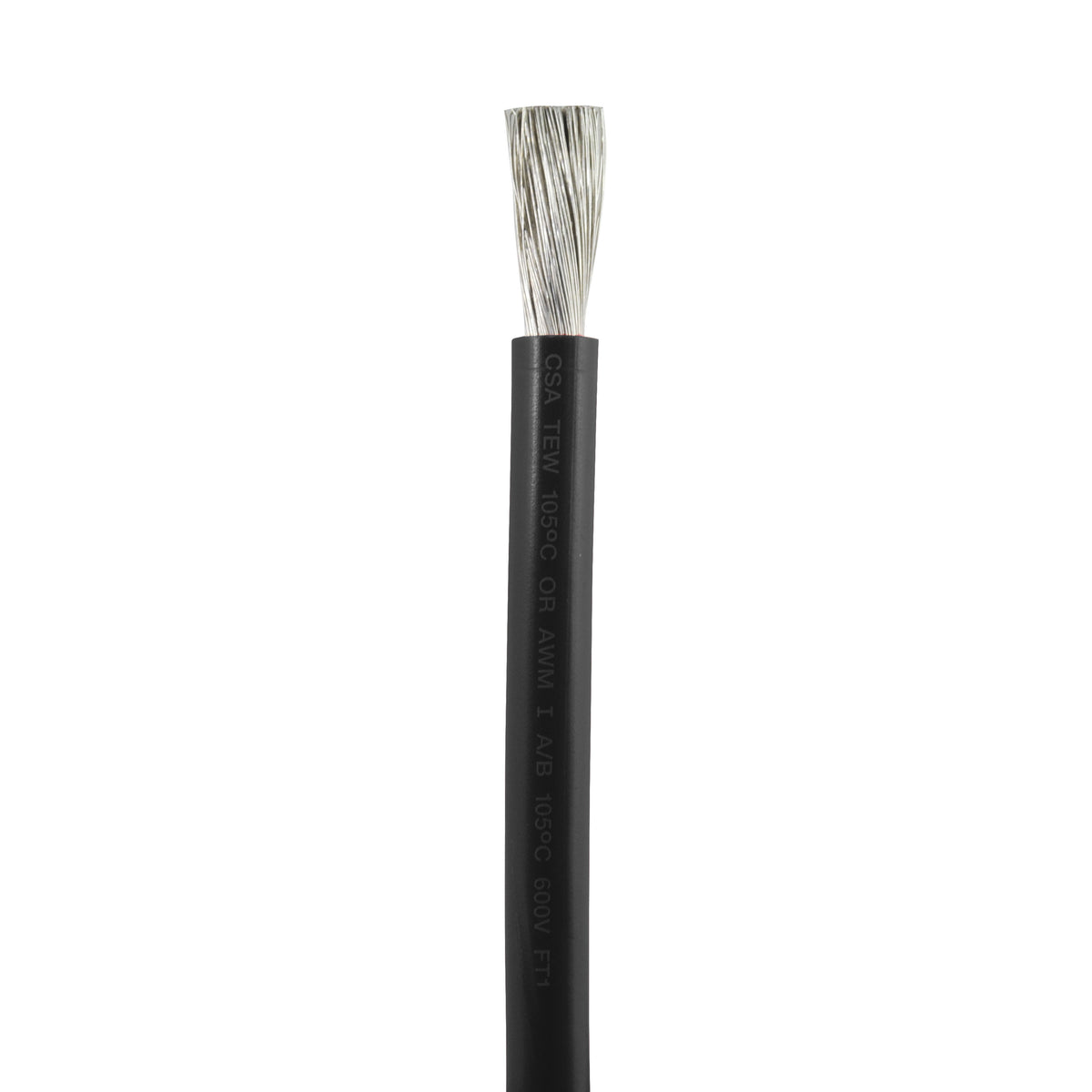 Ancor 113010 #4 AWG Battery Cable - Black, 100'