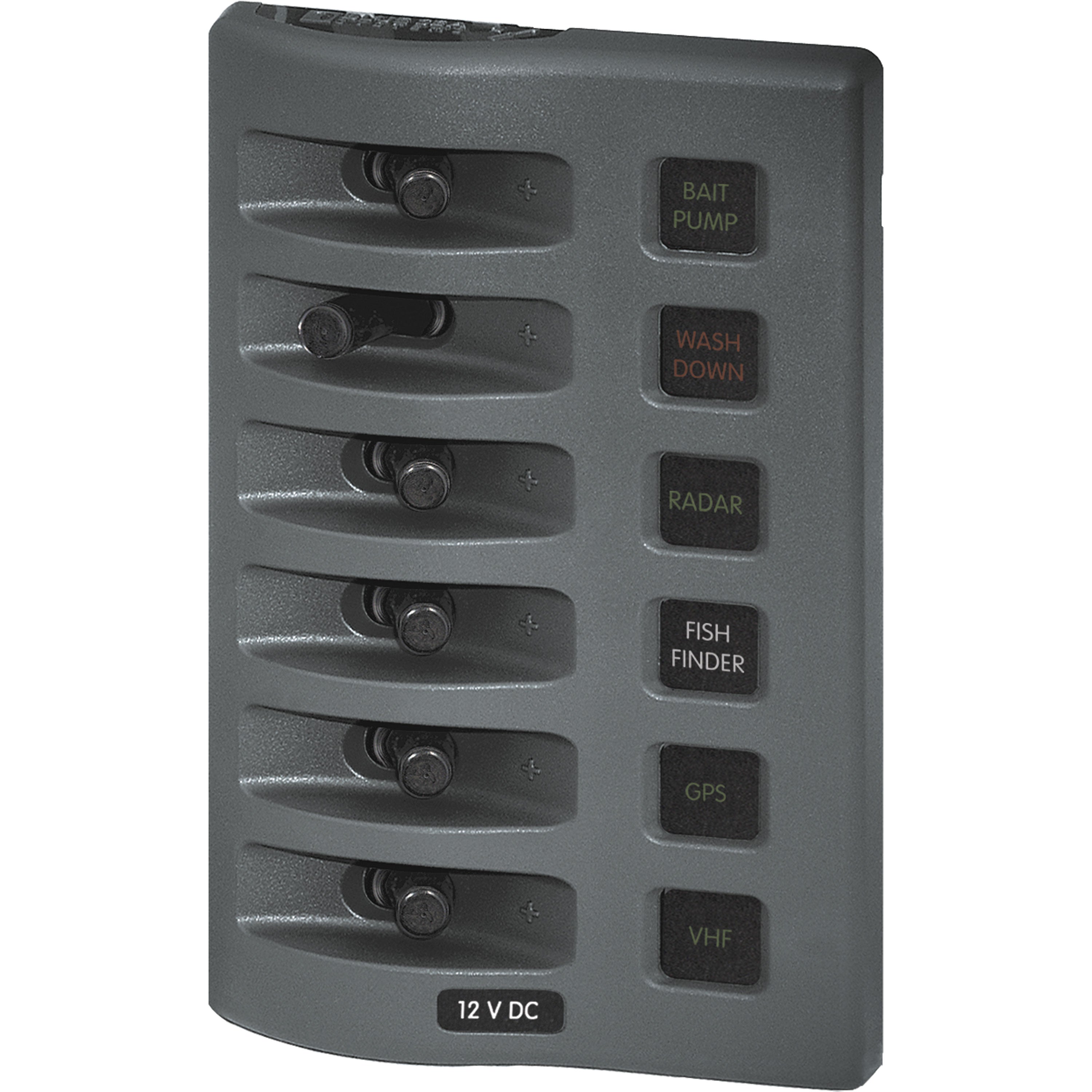 Blue Sea Systems 4306 Weatherdeck Fuse Panel 12Vdc 4306-BSS