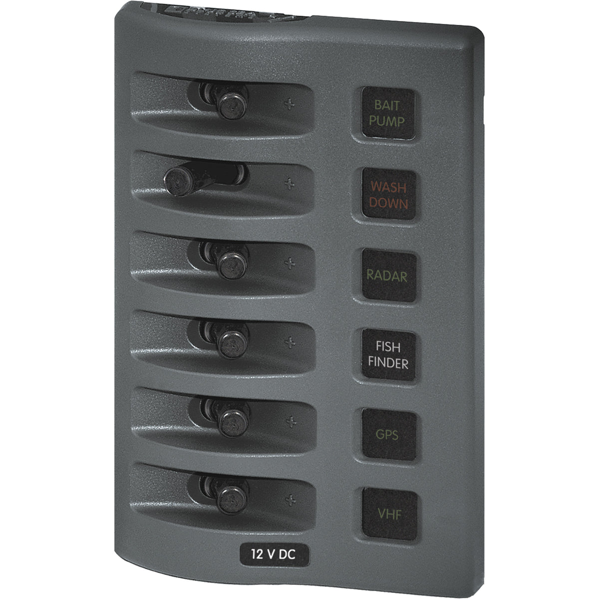 Blue Sea Systems 4306 Weatherdeck Fuse Panel 12Vdc 4306-BSS
