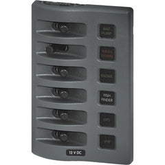 Blue Sea Systems 4306 Weatherdeck Fuse Panel 12Vdc 4306-BSS