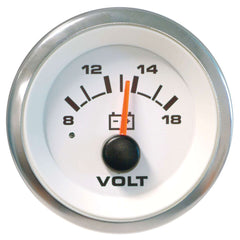 Sierra 62555P Premier Pro Series - Voltmeters-12 and 24 Volt: 12 Volt System, White