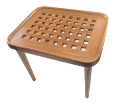 Whitecap 60020 Cockpit Grate Teak End Table