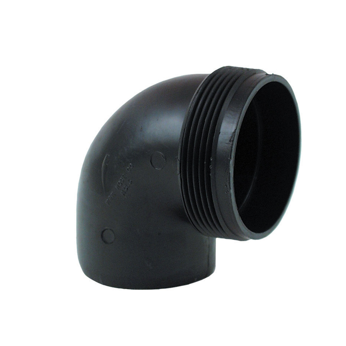Valterra F02-2002 Close Elbow Sewer Inlet Fitting - 90Â°, 3" Hose x 3" MPT