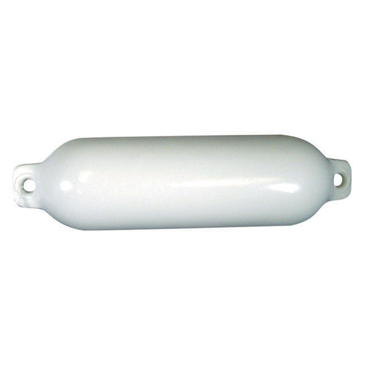 Taylor Made 1021 Hull Gard Inflatable Vinyl Fender - White, 4.5" x 16"